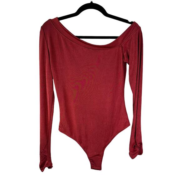 Free People Intimately Womens Long Sleeve That's Hot Bodysuit Large Street Style - Picture 3 of 11
